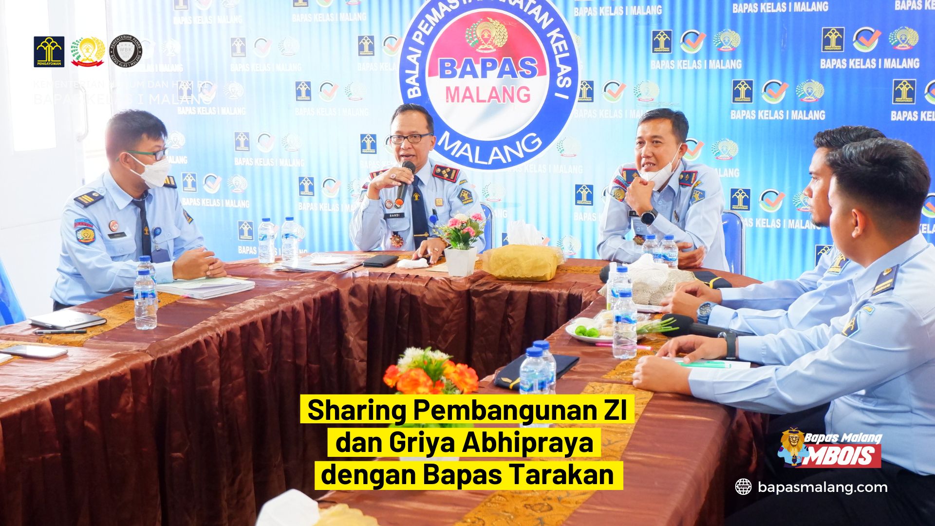 Bapas Malang Sharing Knowledge Pembangunan Zi Dan Griya Abhipraya